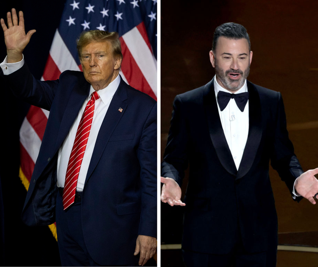 Donald Trump roasted Jimmy Kimmel on social media during the Oscars. Then the host read it on air. - CBS News