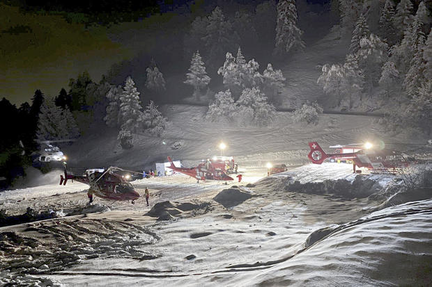 5 missing skiers found dead in Swiss Alps, search for 6th continues: 