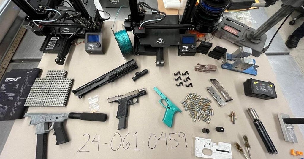 San Jose man accused of making illegal firearms with 3-D printers - CBS ...