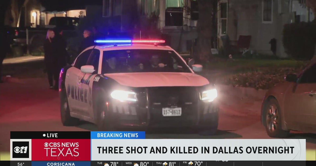 No suspect in custody after 3 people were fatally shot - CBS Texas
