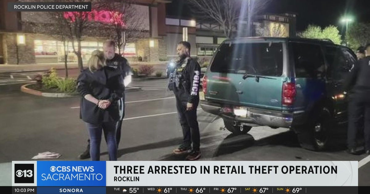 3 arrested in Rocklin retail theft operation