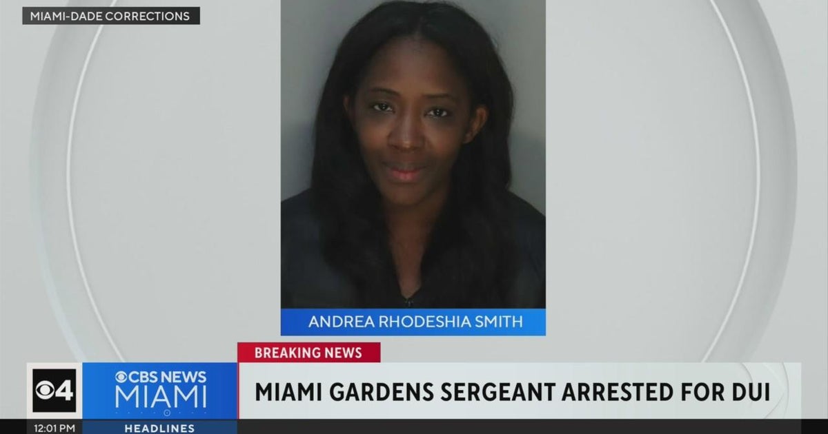 Miami Gardens law enforcement sergeant accused of driving less than the affect Miami Gardens law enforcement sergeant accused of driving less than the affect