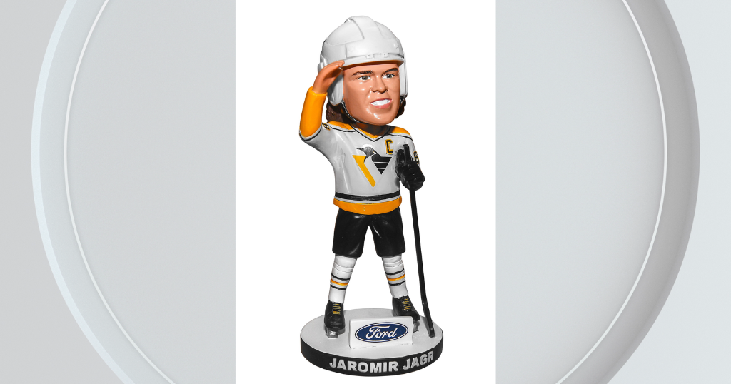 Penguins announce contingency plan after Jaromir Jagr bobbleheads stolen in California Penguins announce contingency plan after Jaromir Jagr bobbleheads stolen in California