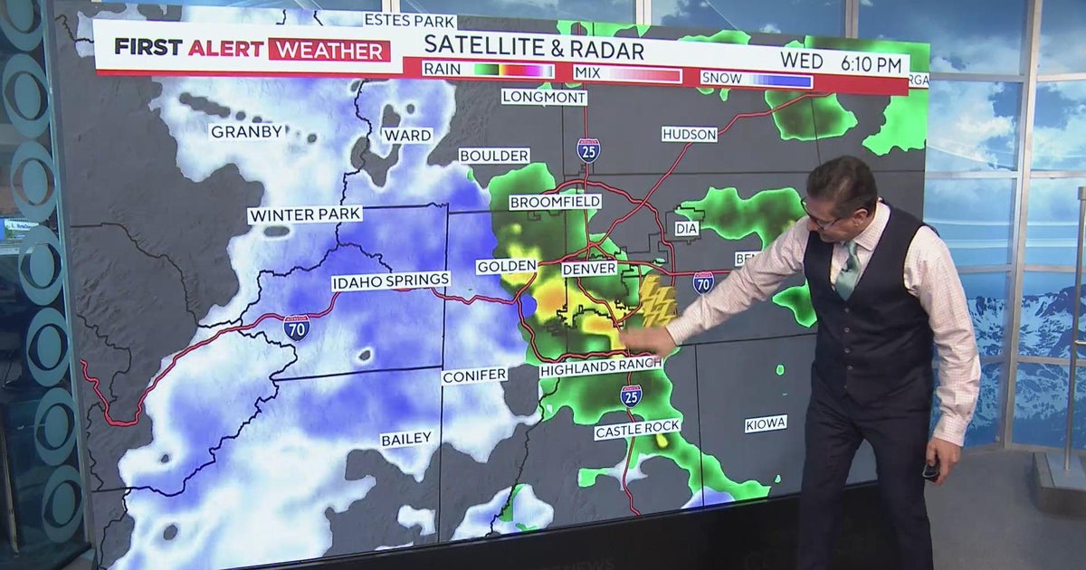 Heavy snow set to bury Denver and Colorados Front Range Thursday  CBS Colardo
