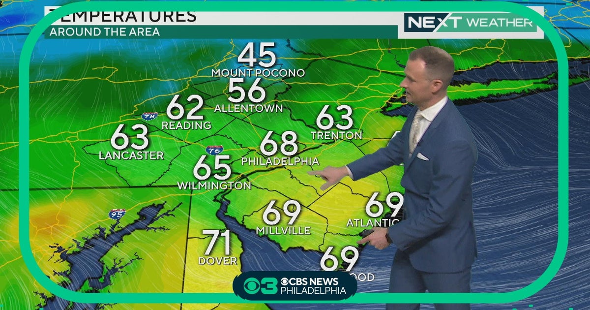 NEXT Weather: Cooler weekend ahead - CBS Philadelphia