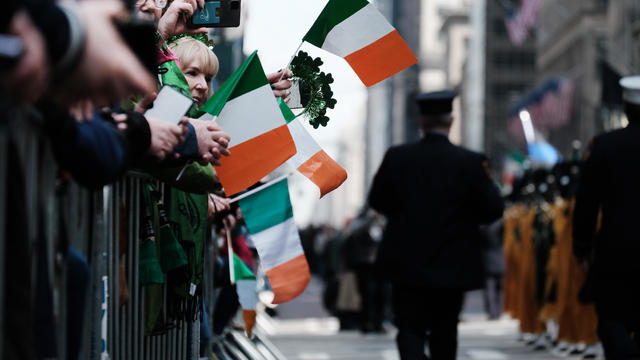 Annual St Patrick's Day Parade Marches Up New York's Fifth Avenue 