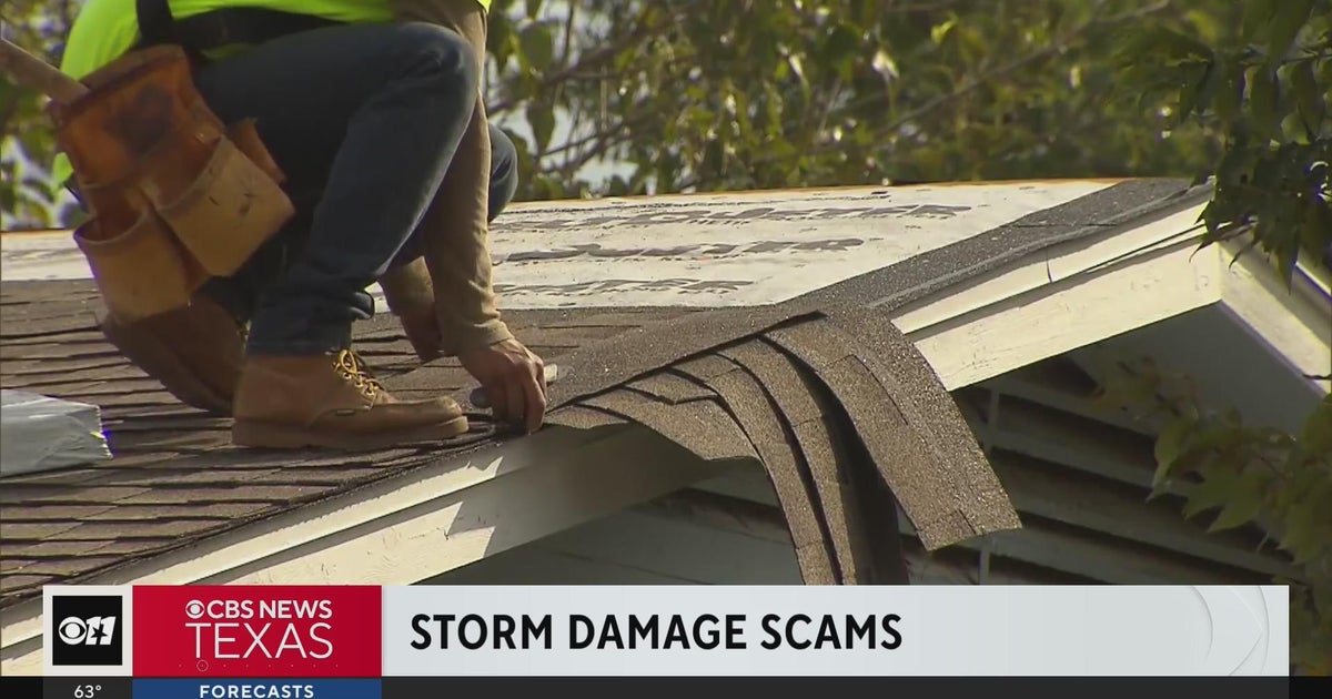 Beware of storm damage scams - CBS Texas