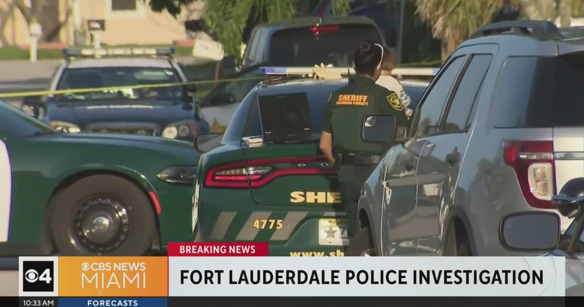 Police investigation underway in Fort Lauderdale - CBS Miami