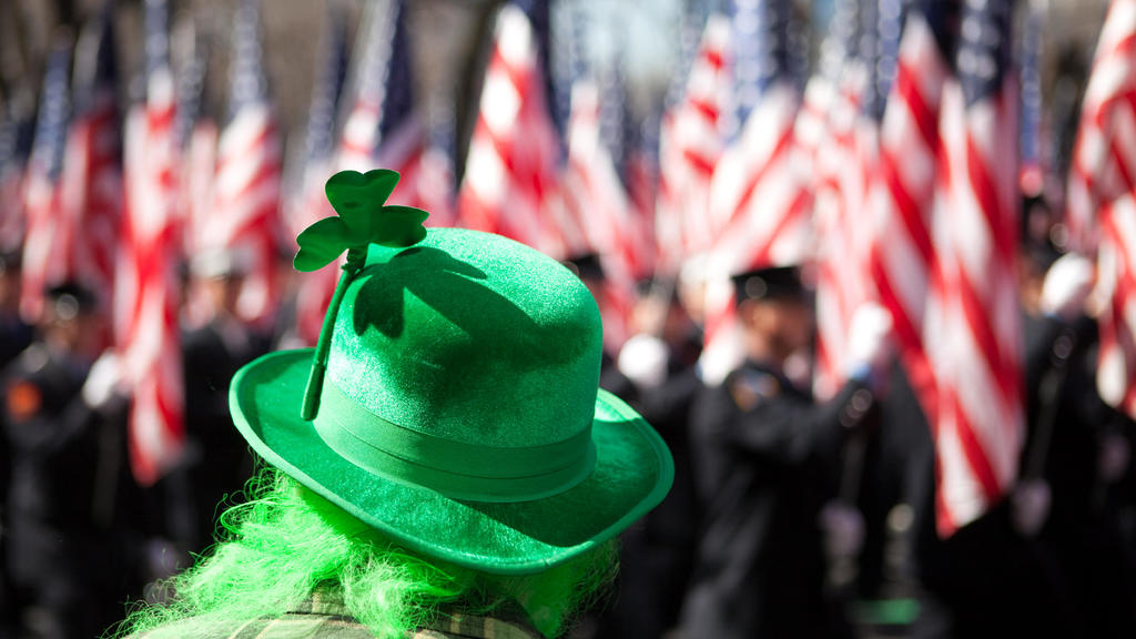 Excitement builds along 2024 New York City St. Patricks Day Parade route in Manhattan
