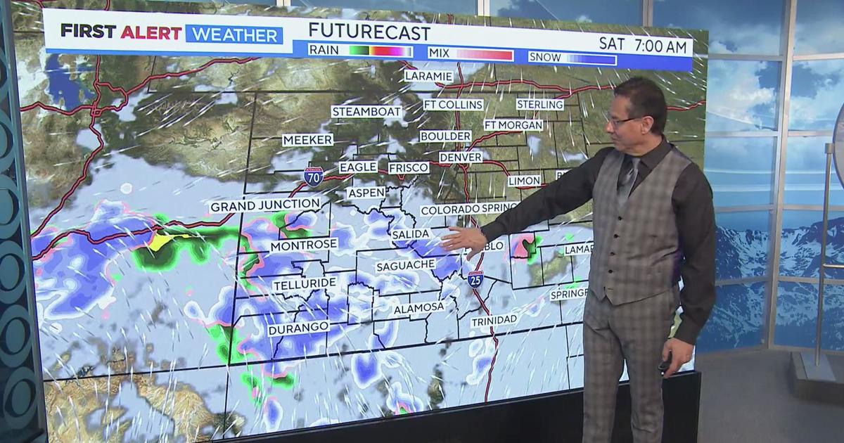 A cool weekend with slight chance for rain/snow late Saturday - CBS Colorado