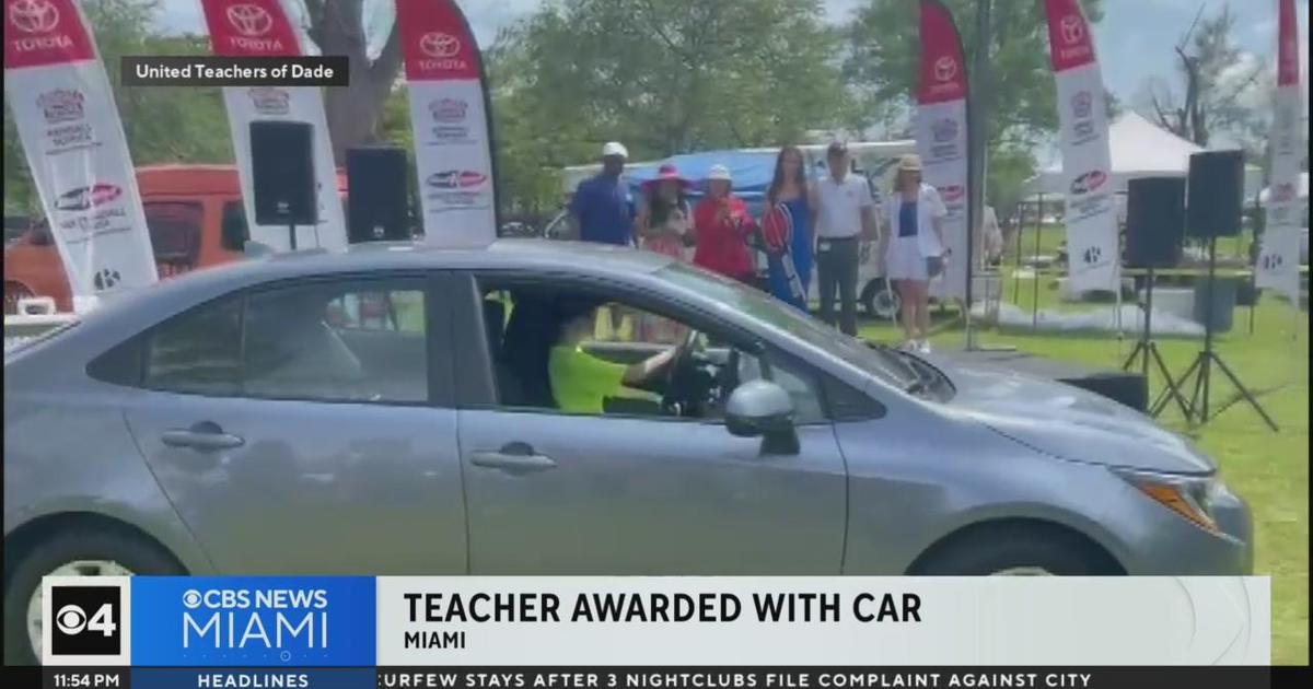 Miami-Dade Teacher of the Year awarded with car for her outstanding ...