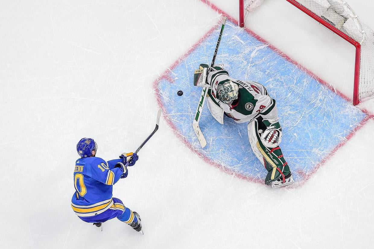 Kyrou And Schenn Score In The Shootout As The Blues Top The Wild 3-2 ...