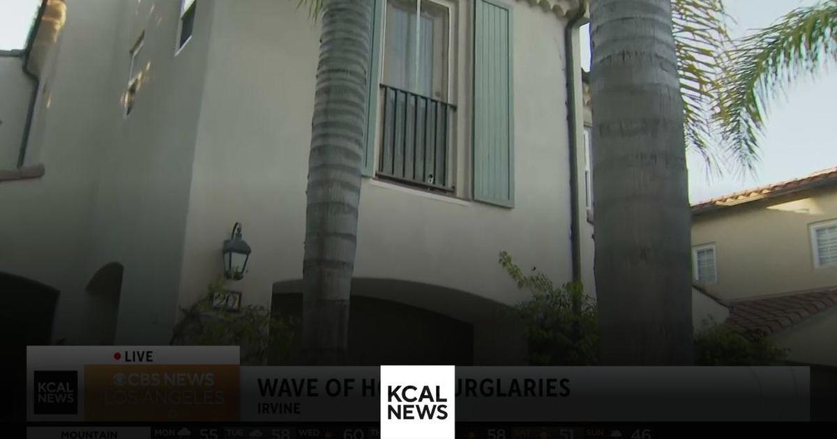 34 home burglaries happen in 35 days in Irvine - CBS Los Angeles