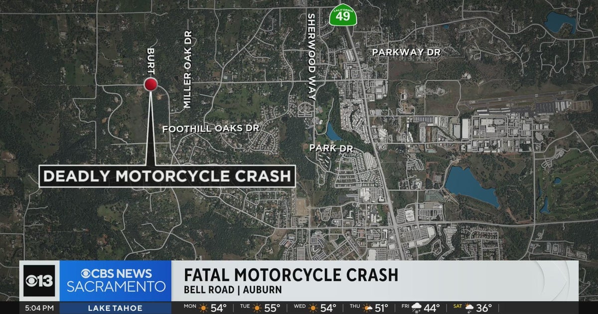 Motorcyclist dies in crash near Auburn Saturday night