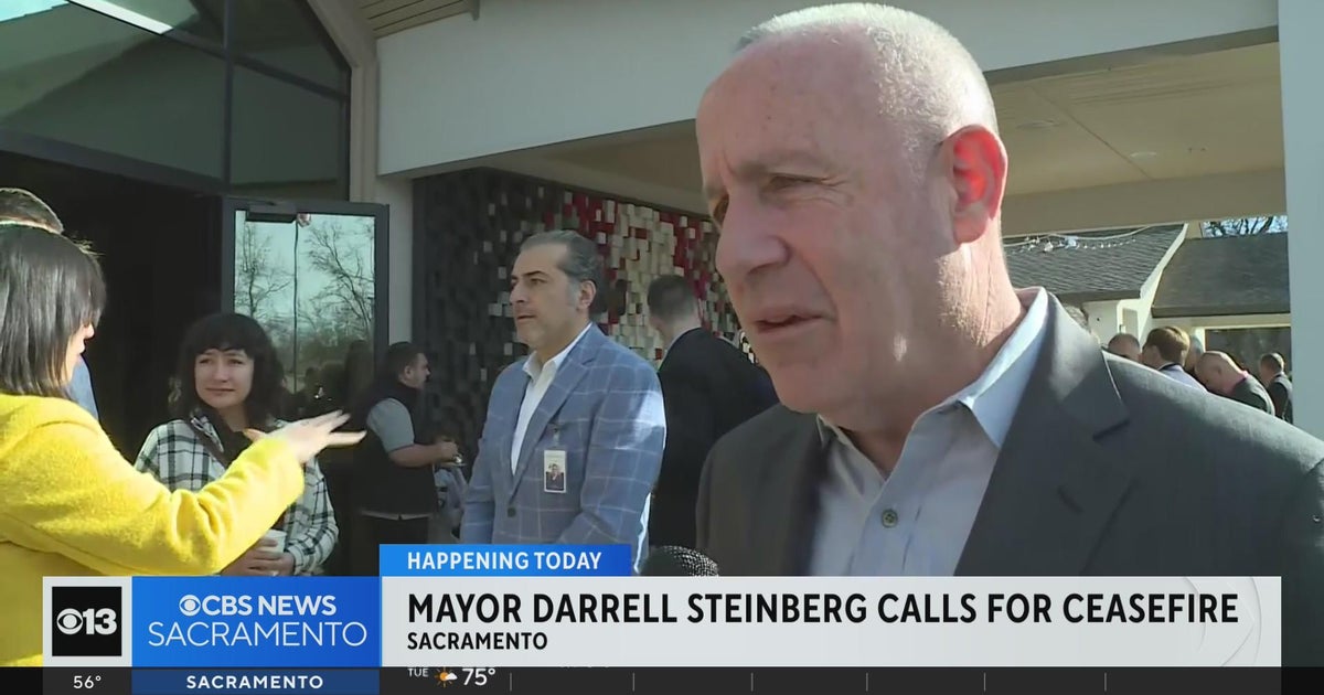 Sacramento mayor calls for cease fire in Gaza