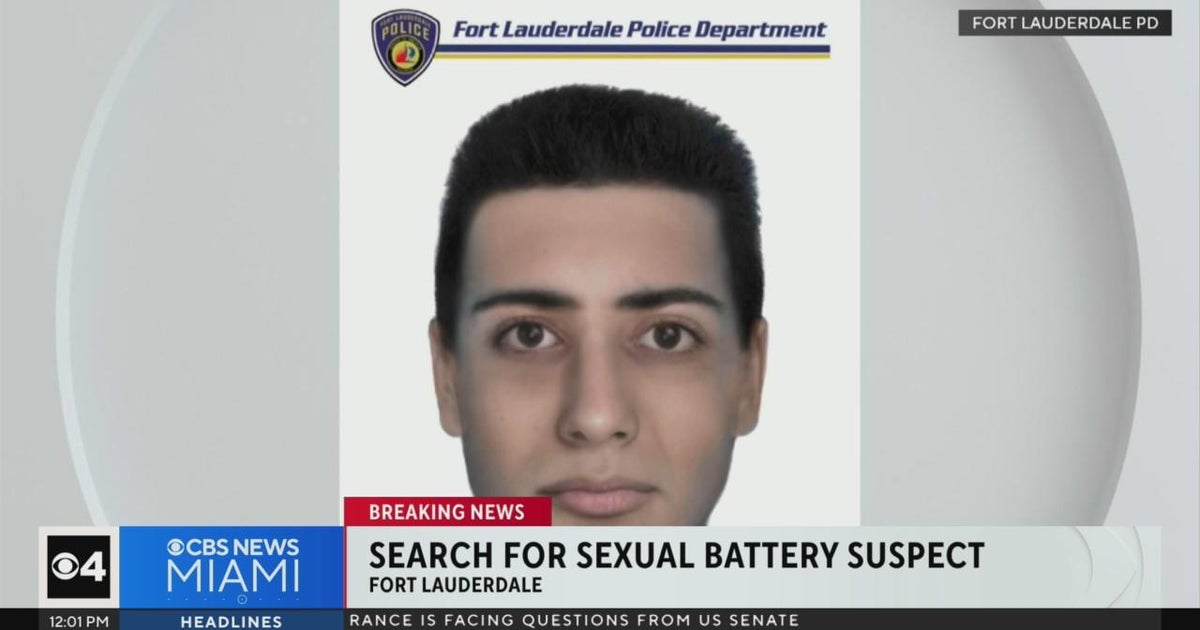 Fort Lauderdale police launch sketch of person required for sexual battery Fort Lauderdale police launch sketch of person required for sexual battery