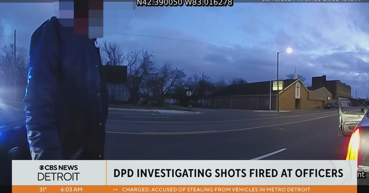 Detroit police investigating after shots fired at officers - CBS Detroit