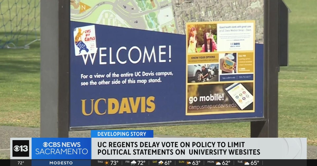 UC Regents delay vote on policy to limit political statements on university websites
