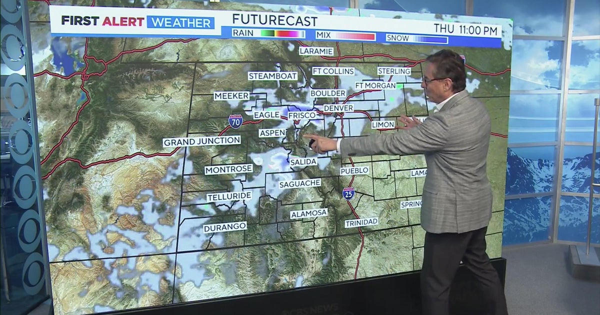 Light overnight mountain snow then, back to the mild side - CBS Colorado