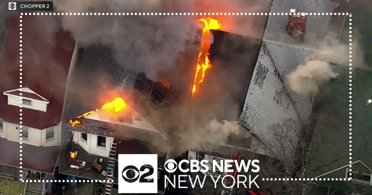 Woman seriously hurt, 2 homes destroyed in Brooklyn fire - CBS New York