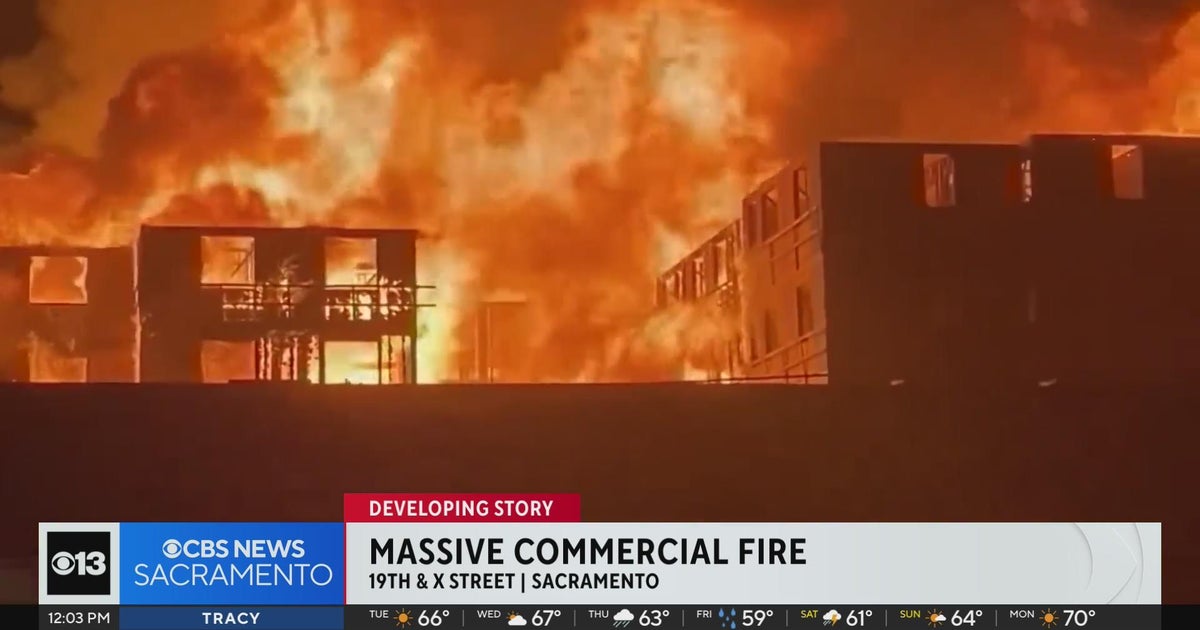 Neighbors recount tense moments after massive fire rips through Sacramento construction project