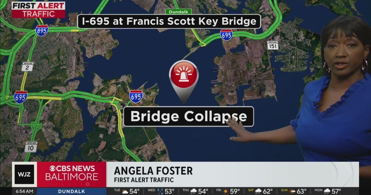 TRAFFIC: How to travel around Francis Scott Key Bridge collapse in ...