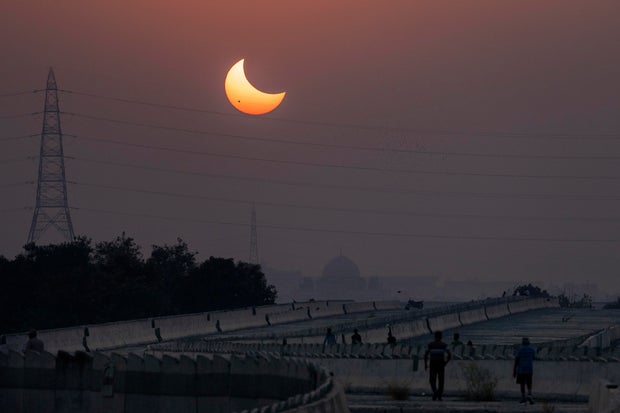 APTOPIX India Solar Eclipse