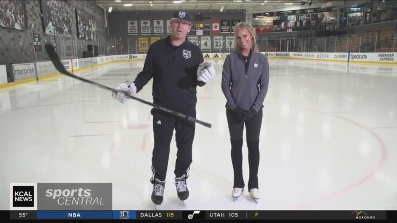 Figure Skater vs Hockey Player - CBS Los Angeles