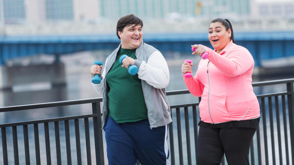 People with higher genetic risk of obesity need to exercise more,
study says
