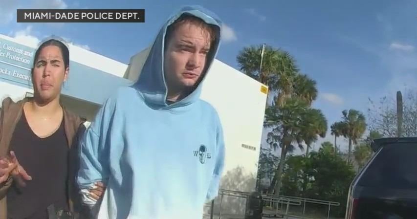 Law enforcement launch body cam video of arrest of a person accused of becoming a ‘drug mule’ for Sean “Diddy” Com Law enforcement launch body cam video of arrest of a person accused of becoming a ‘drug mule’ for Sean “Diddy” Com