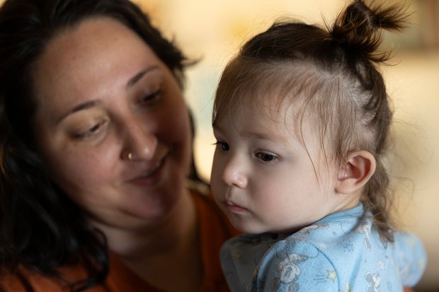 KFF Health News - Sara England's infant son