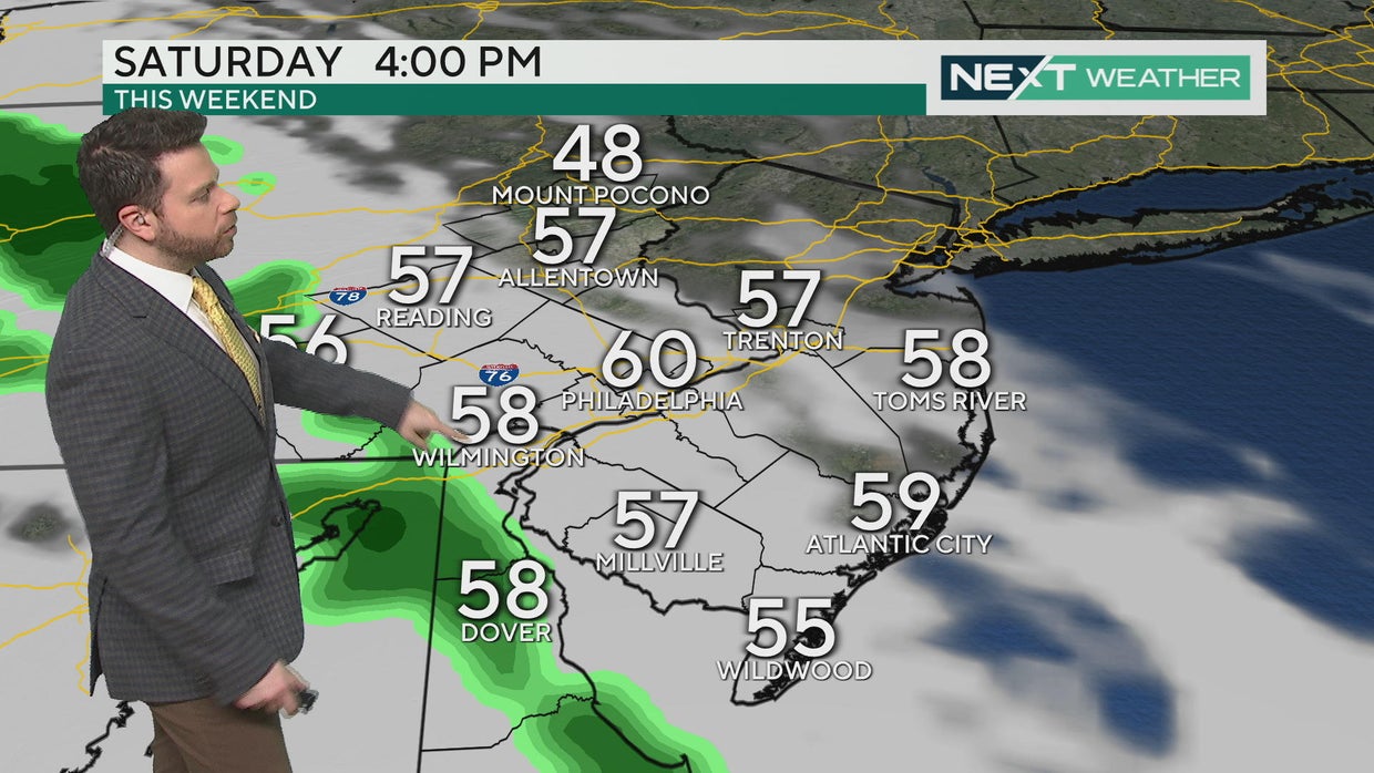 Scattered showers in parts of Philadelphia region create mild start to ...