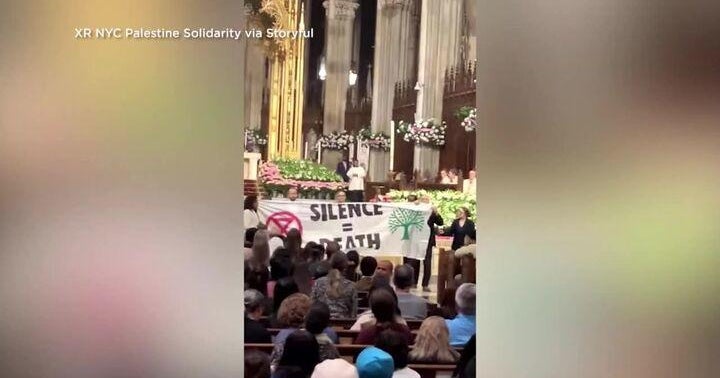 3 pro-Palestine demonstrators charged after disrupting Holy Saturday Mass as St. Patrick's Cathedral - Vimarsana News
