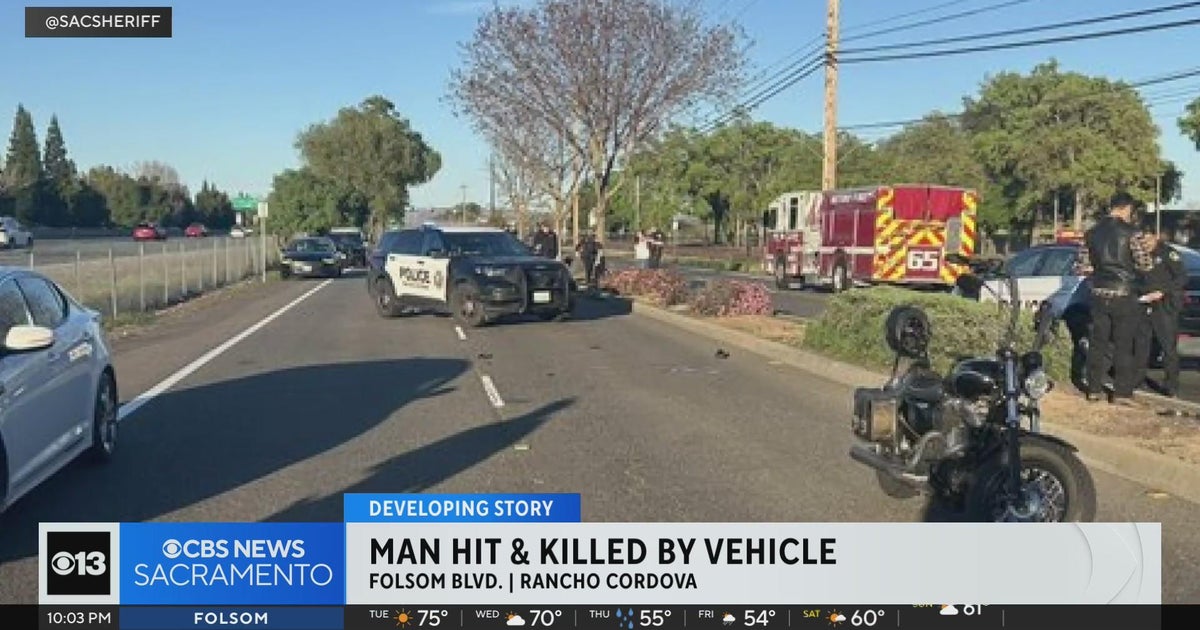 Man hit and killed by vehicle in Rancho Cordova