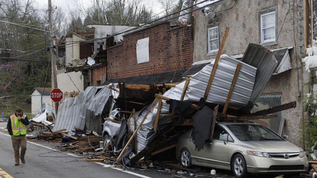 Tornado Rips Through Sunbright, Tennessee 