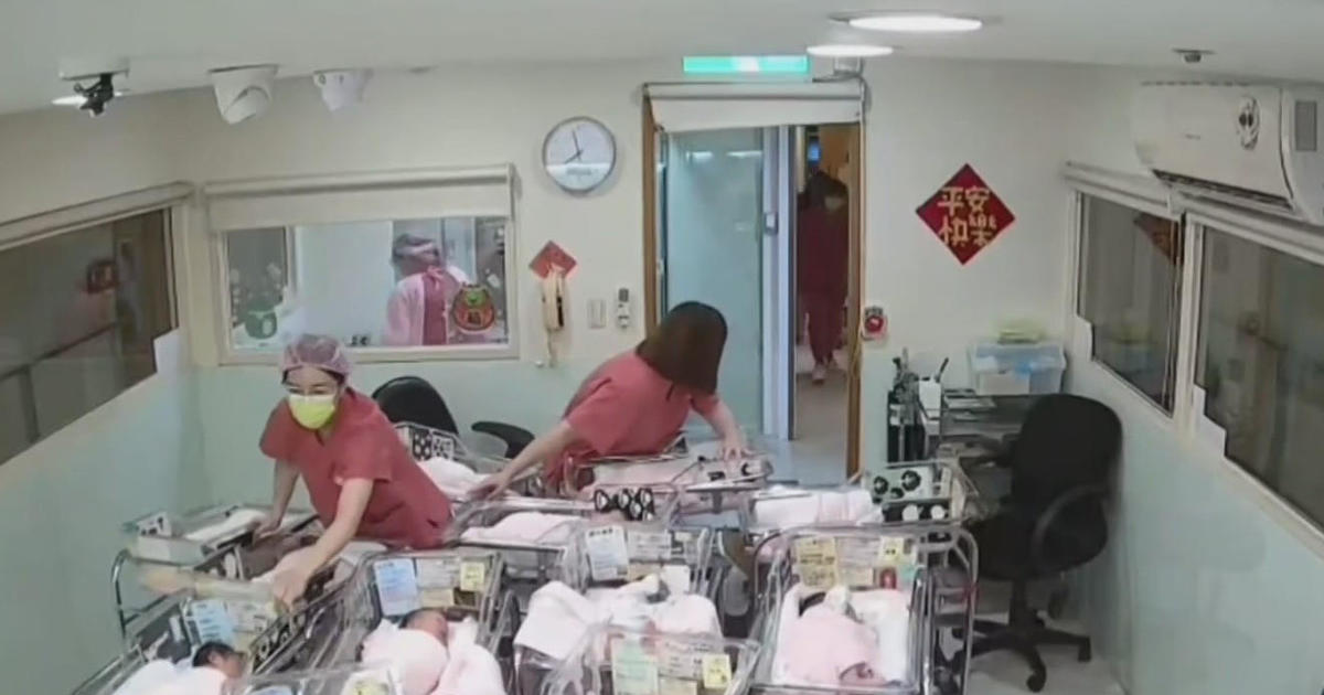 New video shows infant care center, newsroom during earthquake in Taiwan
