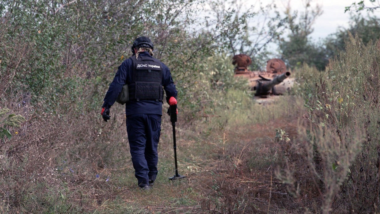 Demining efforts in Ukraine 