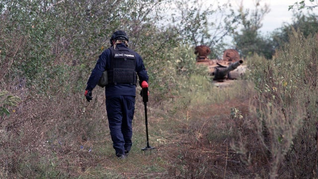 Demining efforts in Ukraine