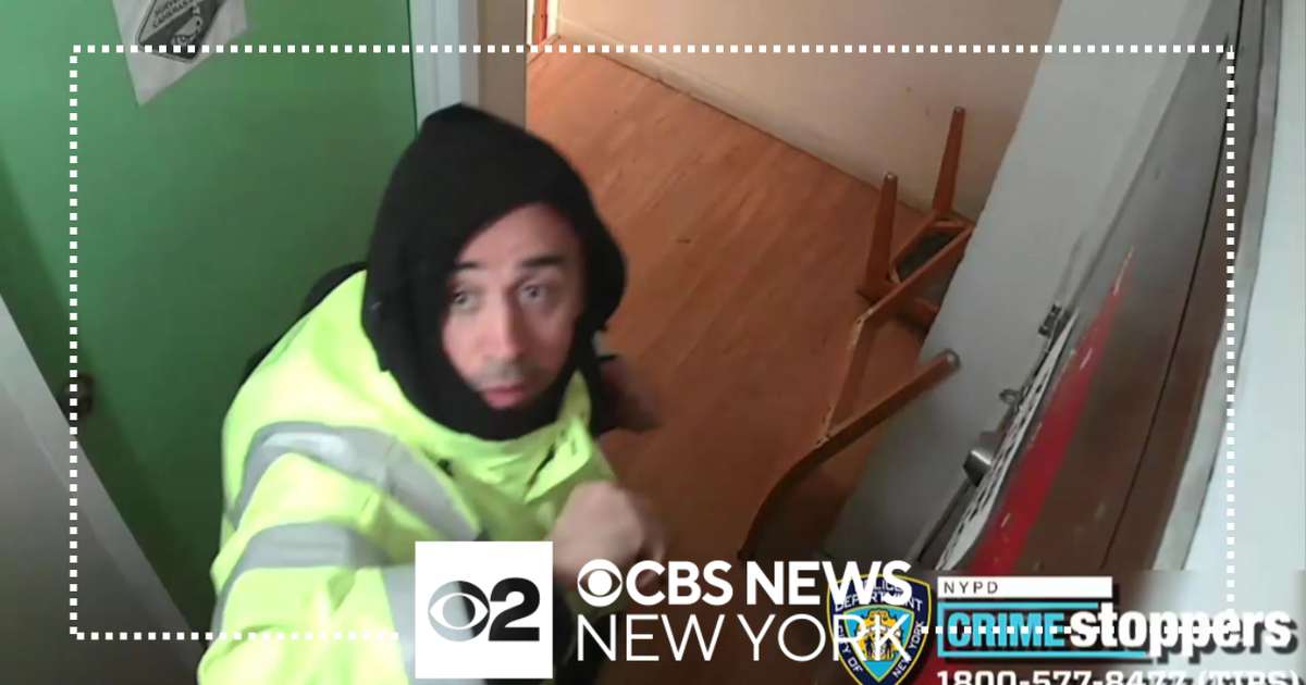 Burglary suspect caught on video in Brooklyn, police say - CBS New York