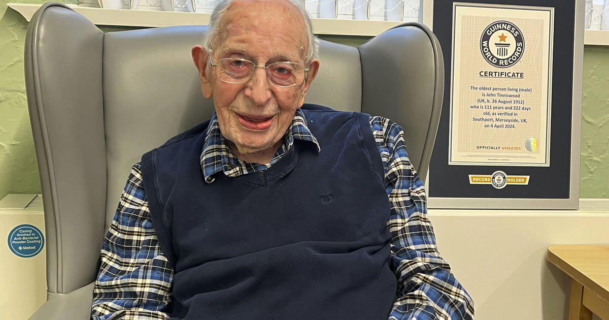 British man becomes world’s oldest man at age 111