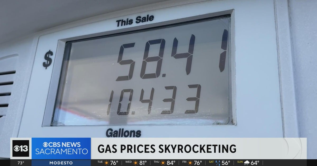 California gas prices again soar above $5