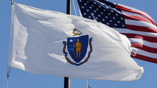 Massachusetts State Flag 