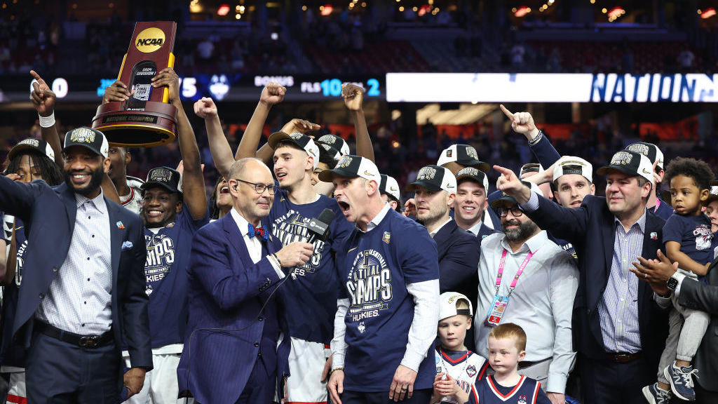 UConn wins NCAA men's basketball tournament, defeating Purdue 75-60