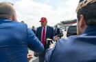 Former President Donald Trump Travels To Atlanta, Georgia 