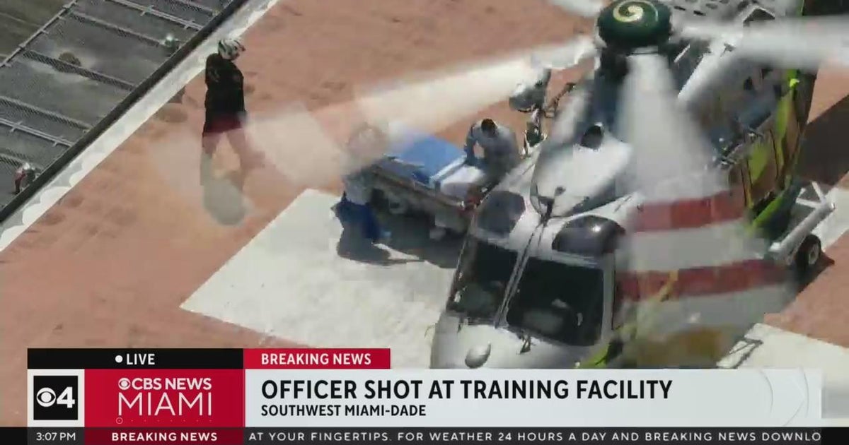 Officer shot at Homestead training facility - CBS Miami