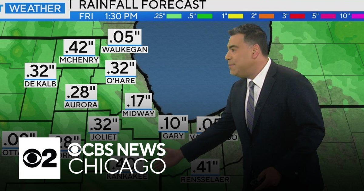 Rain to go away by Friday in the Chicago area - CBS Chicago