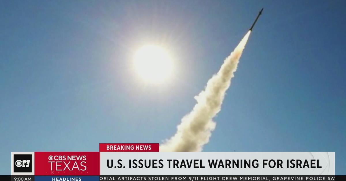 U.S. issues travel warning for Israel