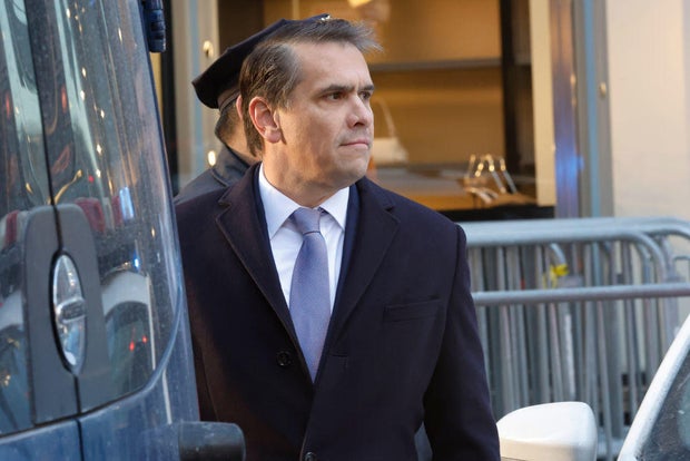 Todd Blanche arrives at Trump Tower in New York on Feb. 15, 2024.