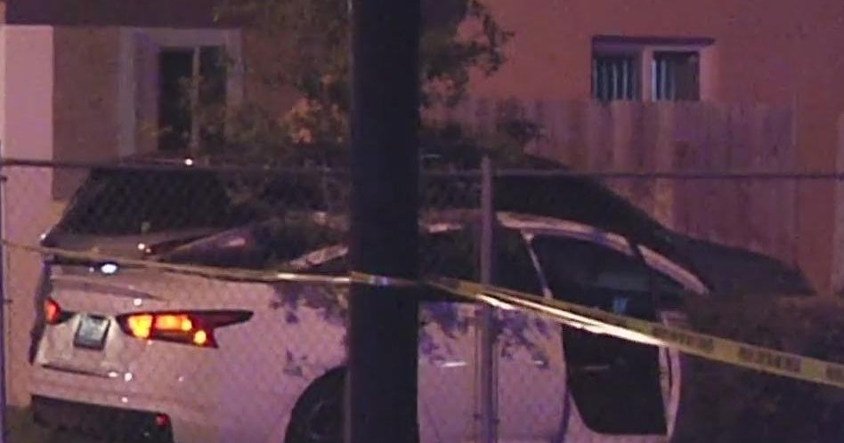 Car riddled with bullets in West Perrine, driver killed - CBS Miami