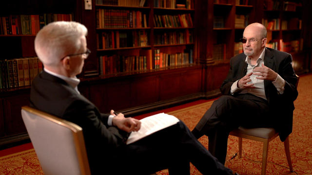 Salman Rushdie speaks with Anderson Cooper 